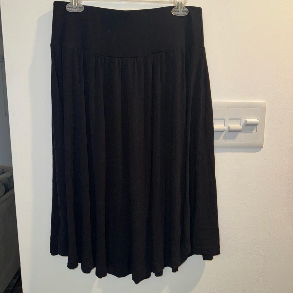 Hilary Radley Black Midi Skirt